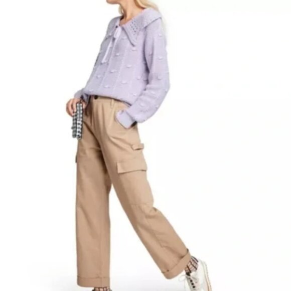 Sandy Liang x Target Mid Rise Straight Leg Cargo Pants NWT - Picture 2 of 2